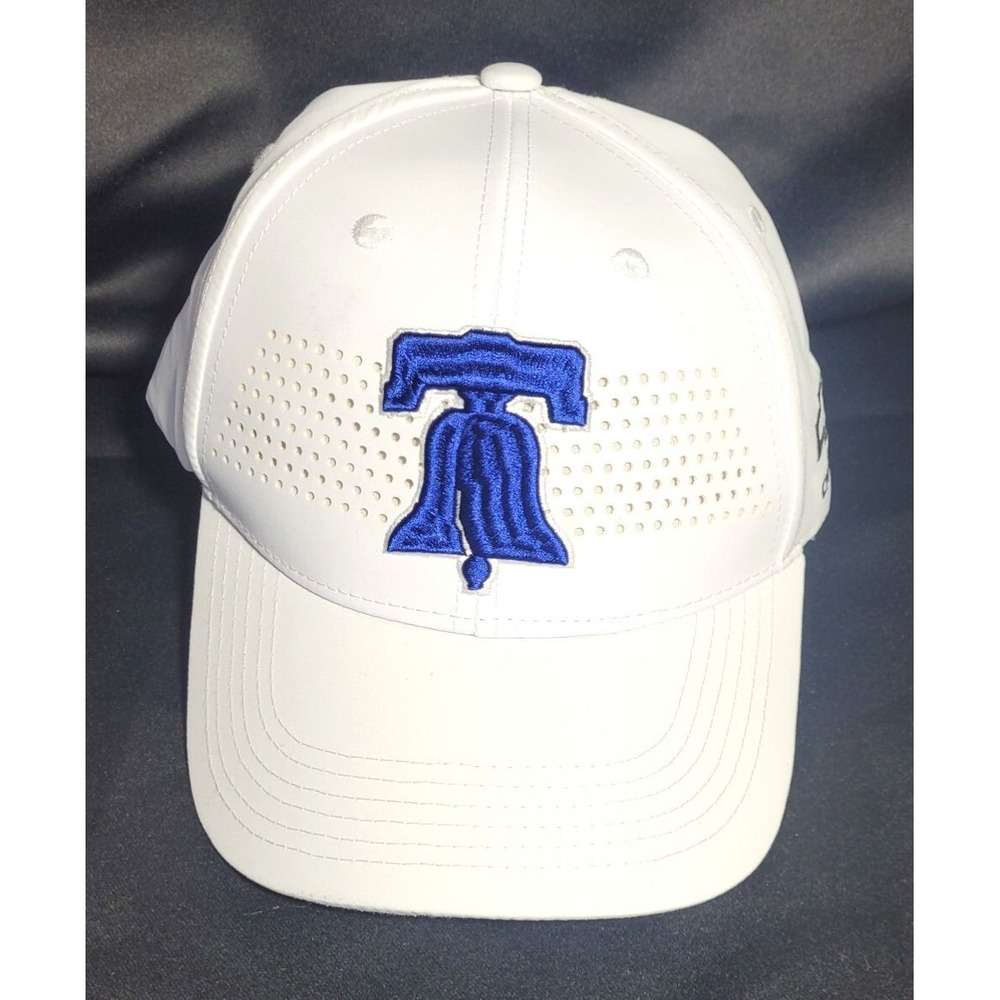 Melonwear Embroidered Liberty‎ Bell Chevrolet Adjustable Baseball Hat - White